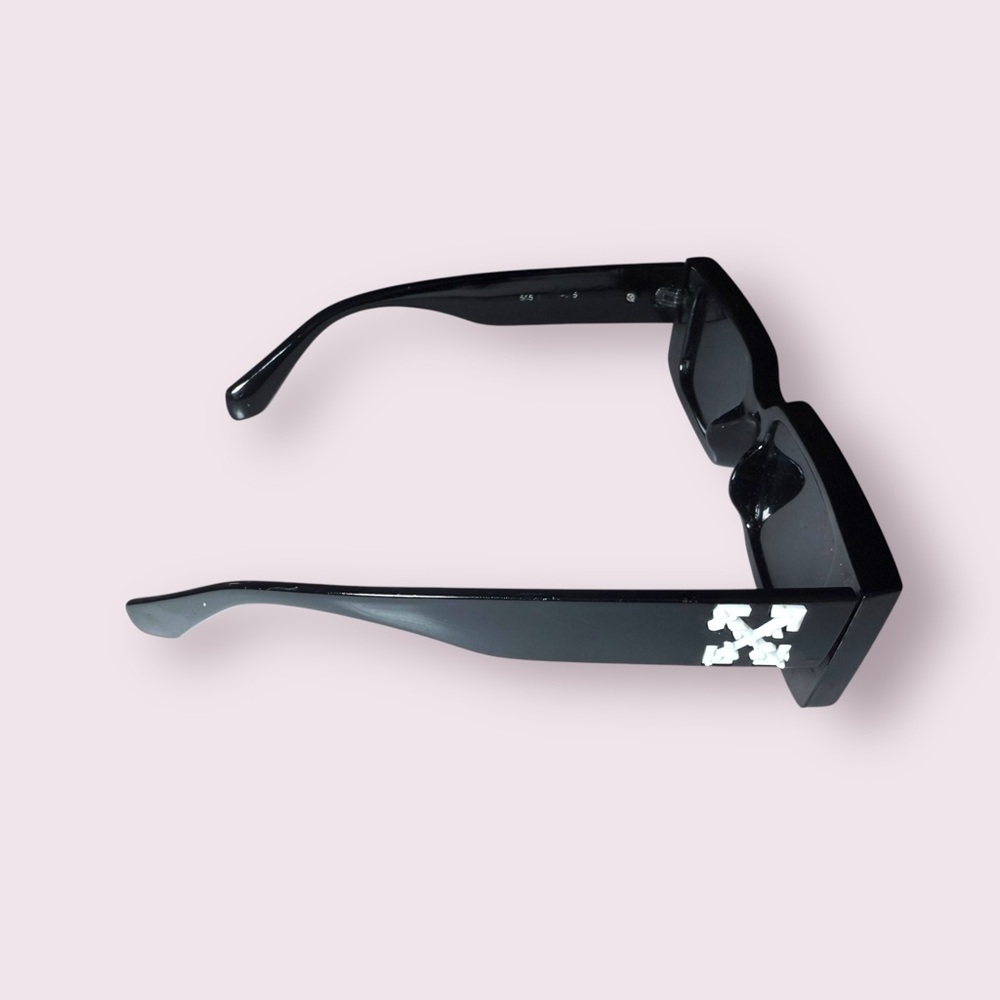 Off-White Arthur Acetate Rectangle Sunglasses - image 3